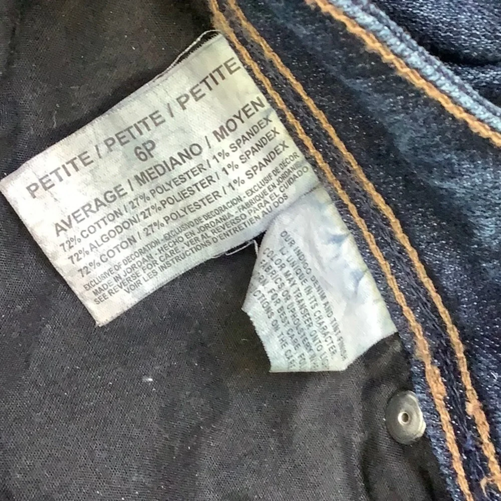 Gloria Vanderbilt Avery Straight Leg Jeans Size 6P - Picture 11 of 12